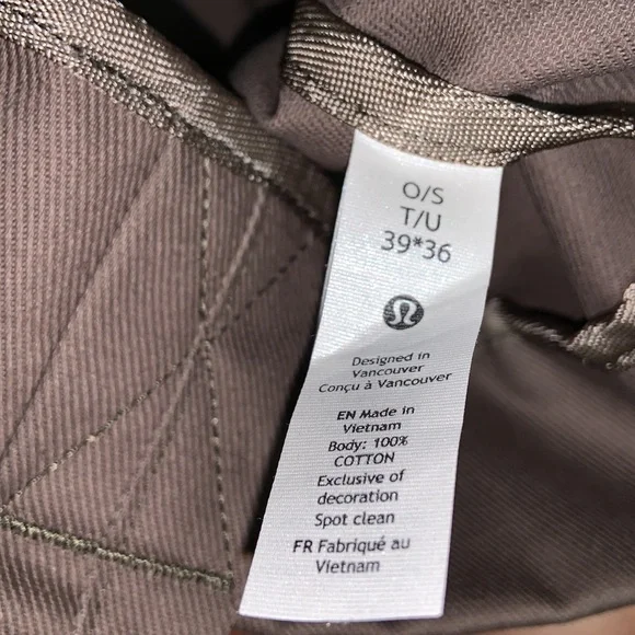 NWT Lululemon Athletica Cotton Canvas Tote Bag 26L ✨ASIA EXCLUSIVE ✨ - Picture 12 of 12